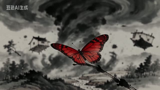 登陆：涡旋扫过村庄